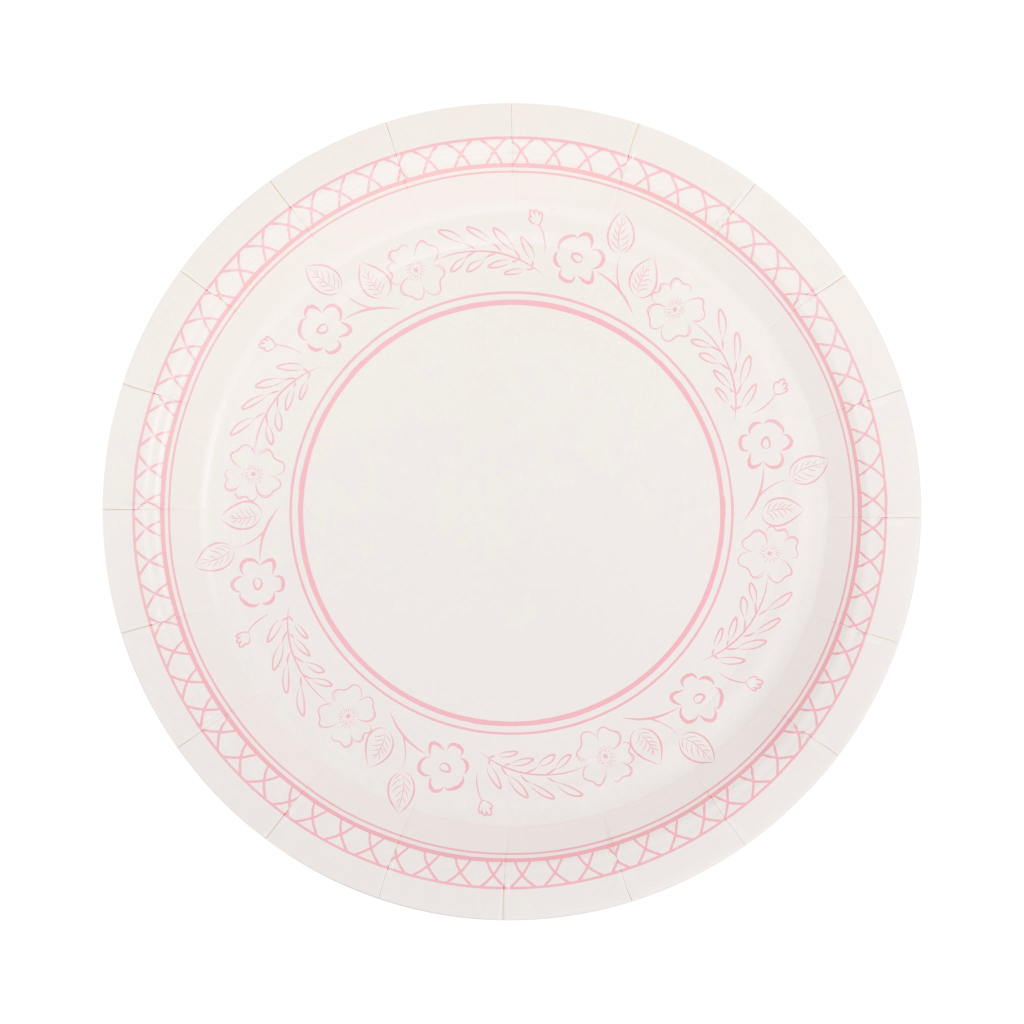 PEM1040 - Floral Paper Dessert Plate - 7" – My Minds Eye Paper Goods ...