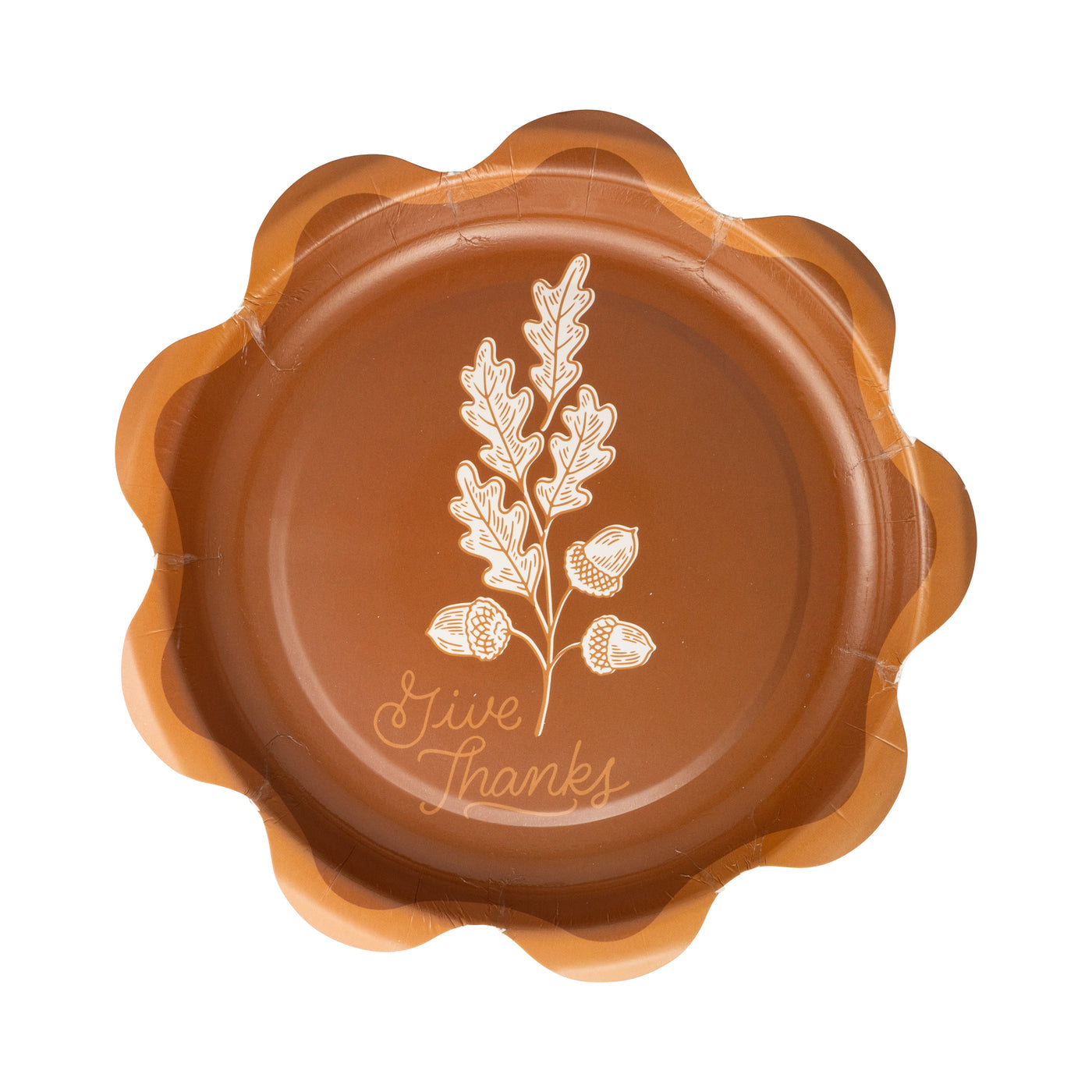 AGT1242 - Give Thanks Dessert Paper Plate