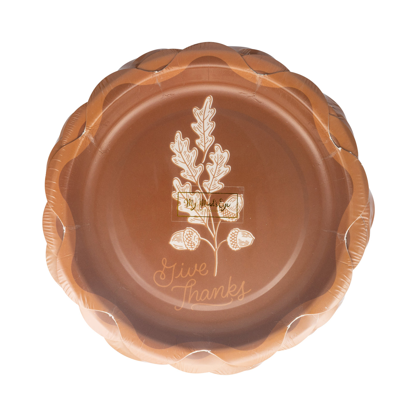AGT1242 - Give Thanks Dessert Paper Plate