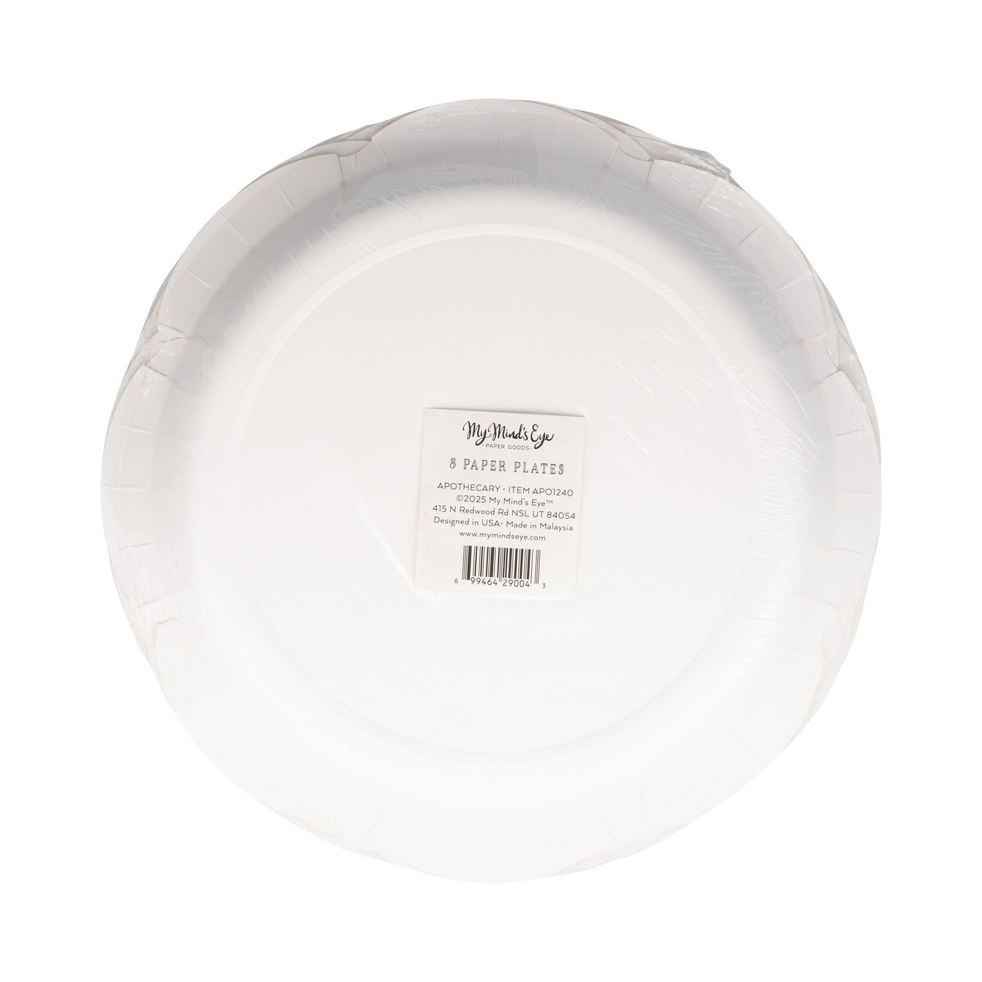 APO1240 - Apothecary Paper Plate Set