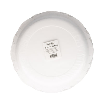 APO1241 - Black Bracket Edge Paper Plate