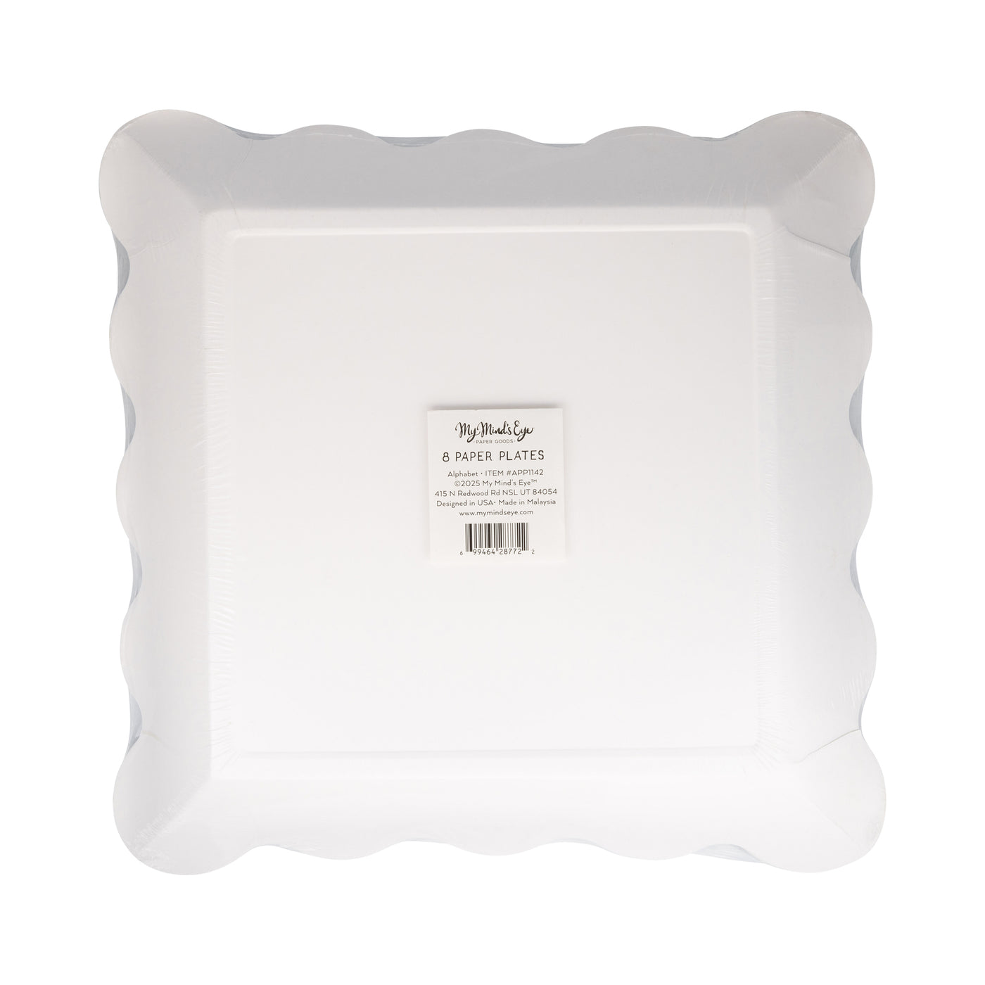 APP1142 - Alphabet Paper Plate