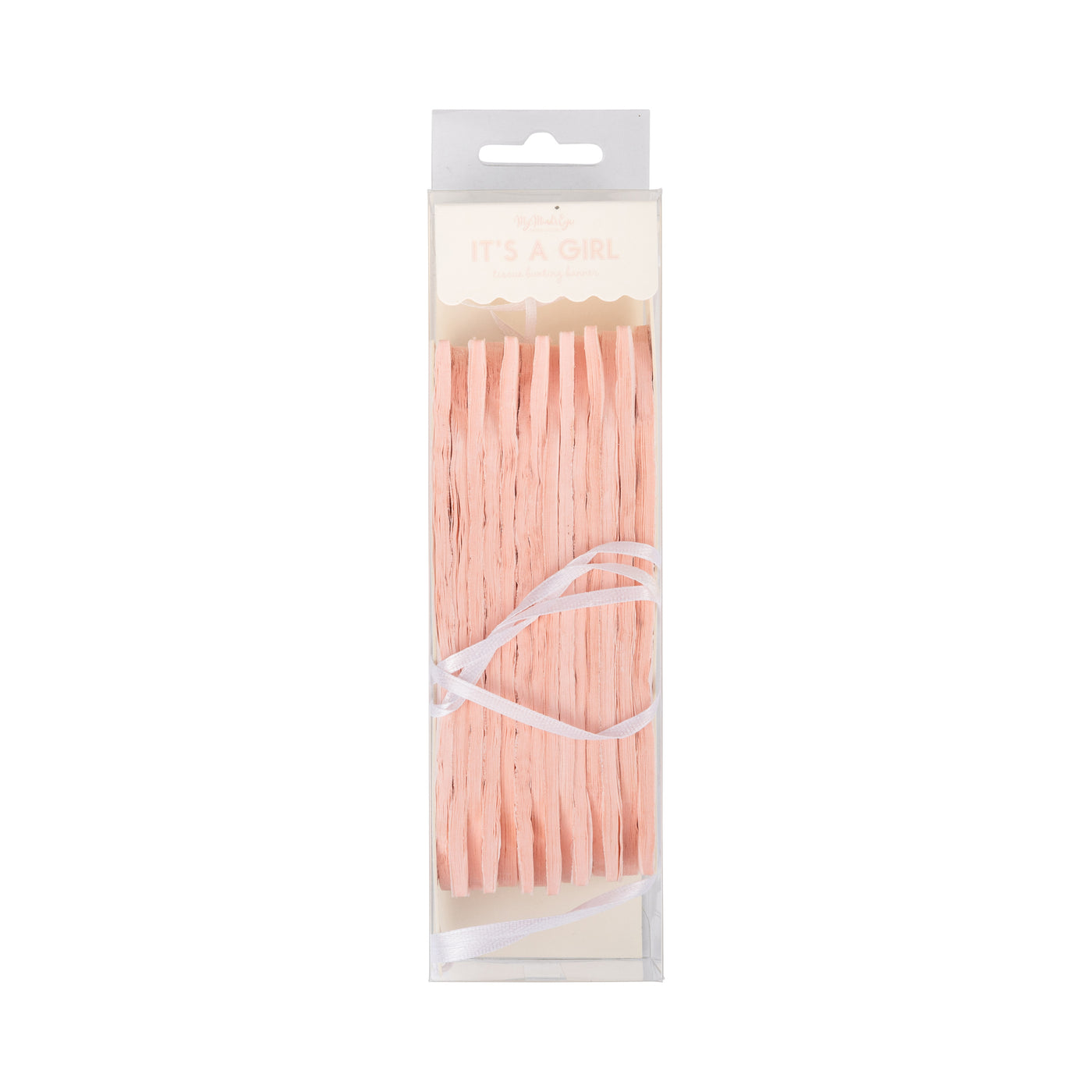 BAB1105 - Pink Tissue Bunting Banner