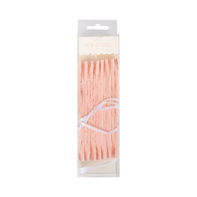 BAB1105 - Pink Tissue Bunting Banner