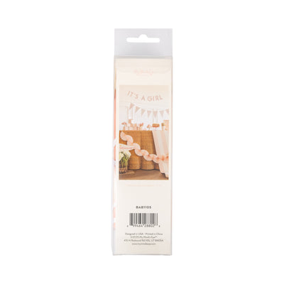 BAB1105 - Pink Tissue Bunting Banner