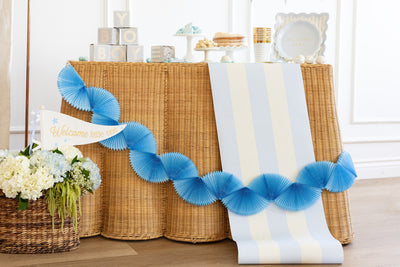 BAB1106 - Blue Tissue Bunting Banner