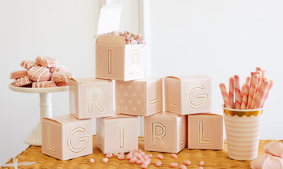 BAB1109 - Pink Block Treat Box