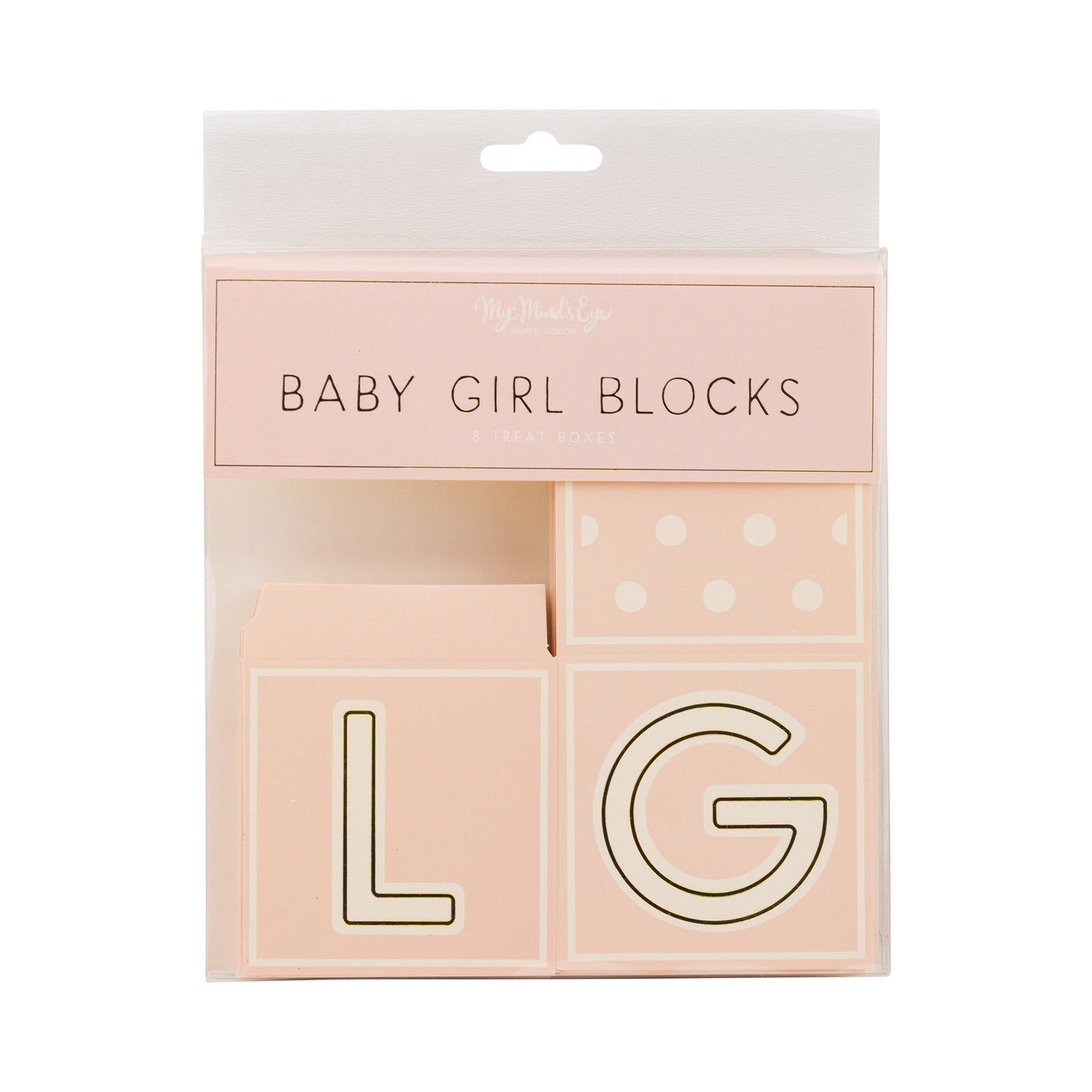 BAB1109 - Pink Block Treat Box