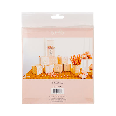 BAB1109 - Pink Block Treat Box