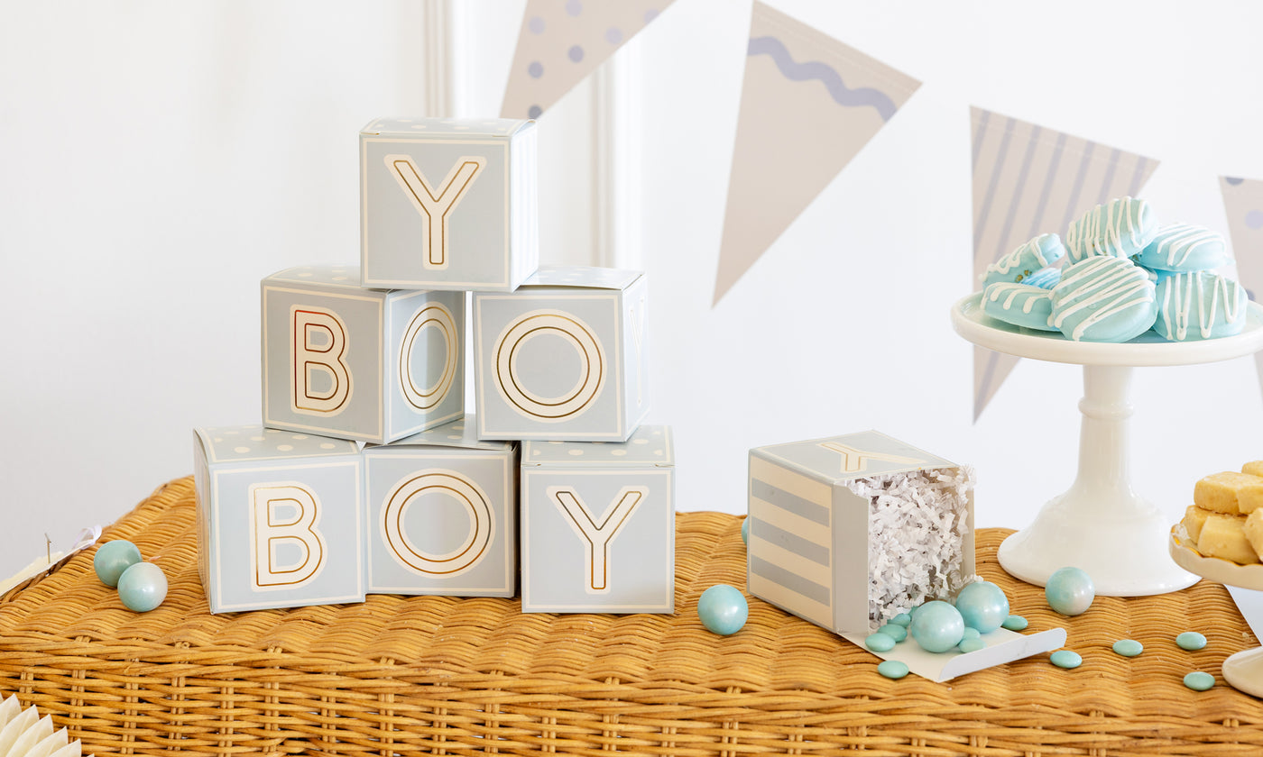 BAB1110 - Blue Block Treat Box