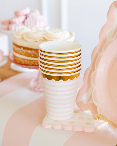 BAB1111 - Baby Pink Party Cup