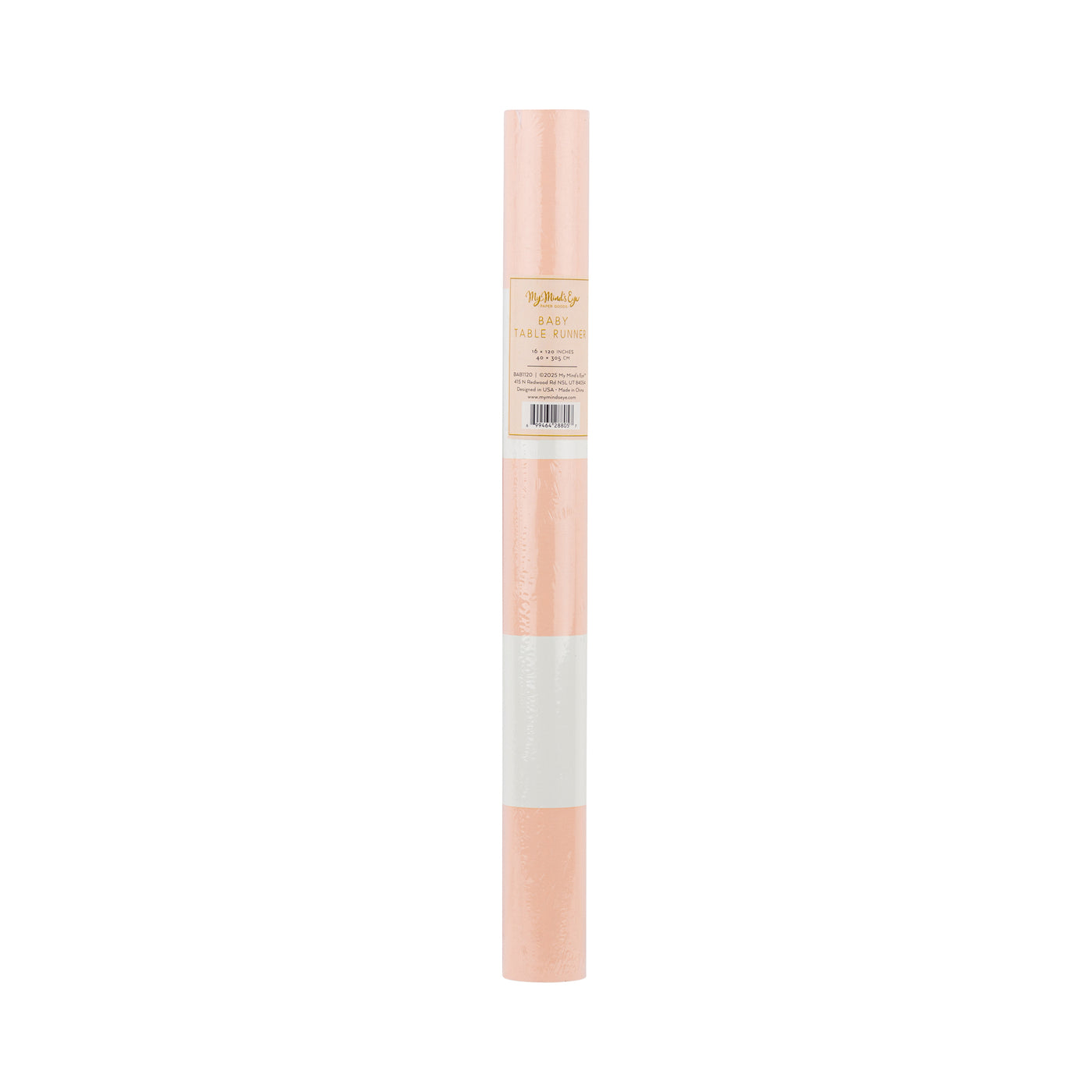 BAB1120 - Pink Striped Table Runner