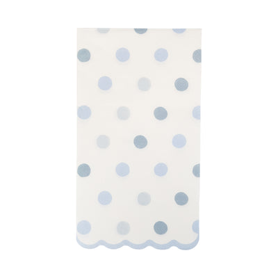 BAB1137 - Baby Blue Polka Dot Dinner Napkin