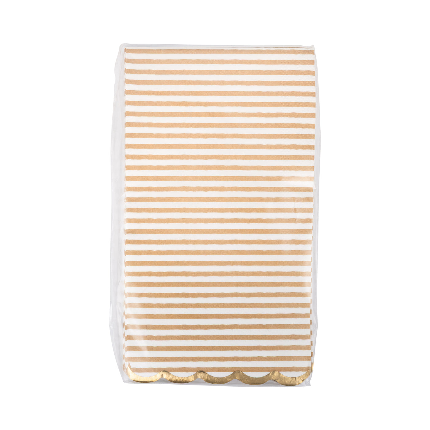 BAB1138 - Tan Striped Dinner Dinner Napkin