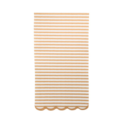 BAB1138 - Tan Striped Dinner Dinner Napkin