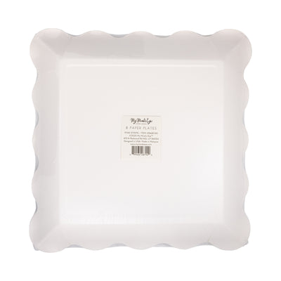 BAB1140 - Pink Striped 10" Plate