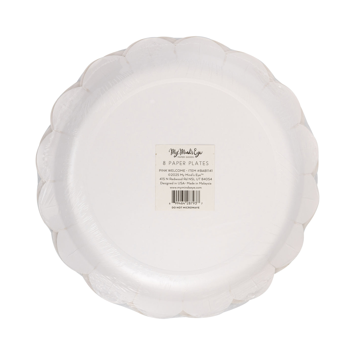 BAB1141 - Welcome Baby Pink Plate