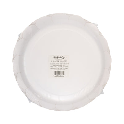 BAB1143 - Welcome Baby Blue Plate