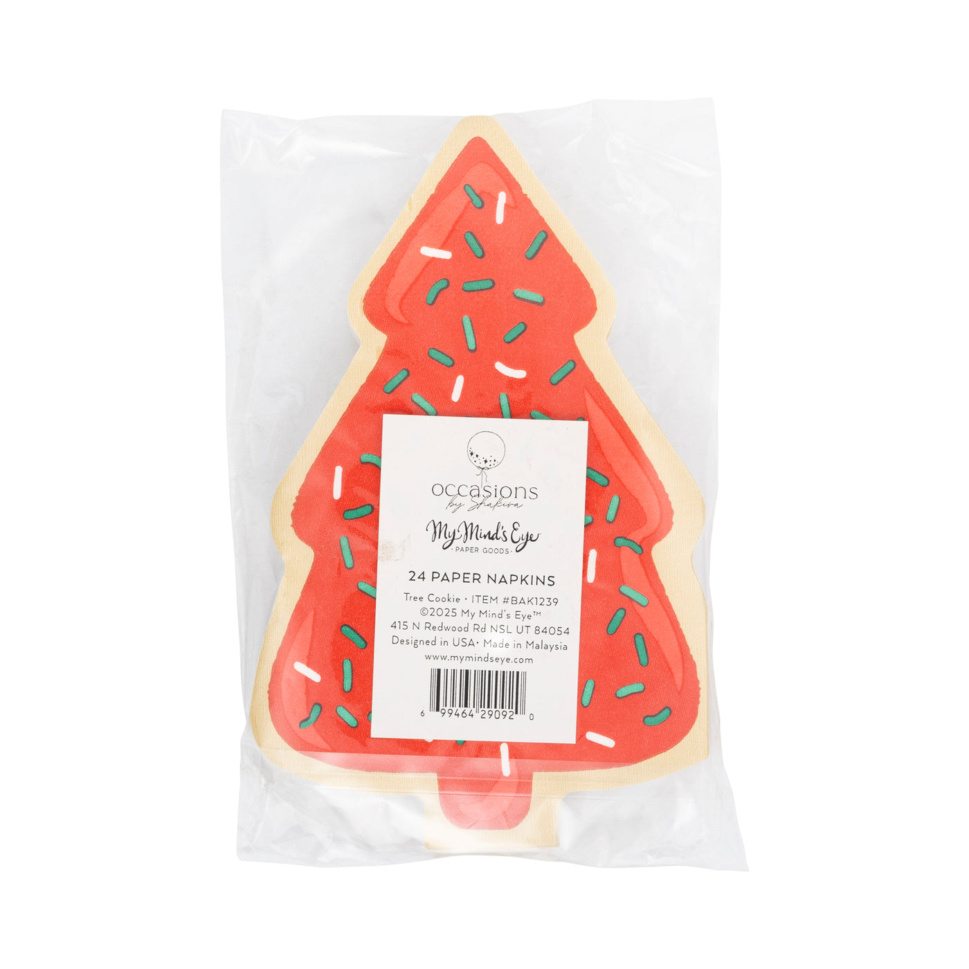 BAK1239 - Tree Cookie Dinner Napkin Set
