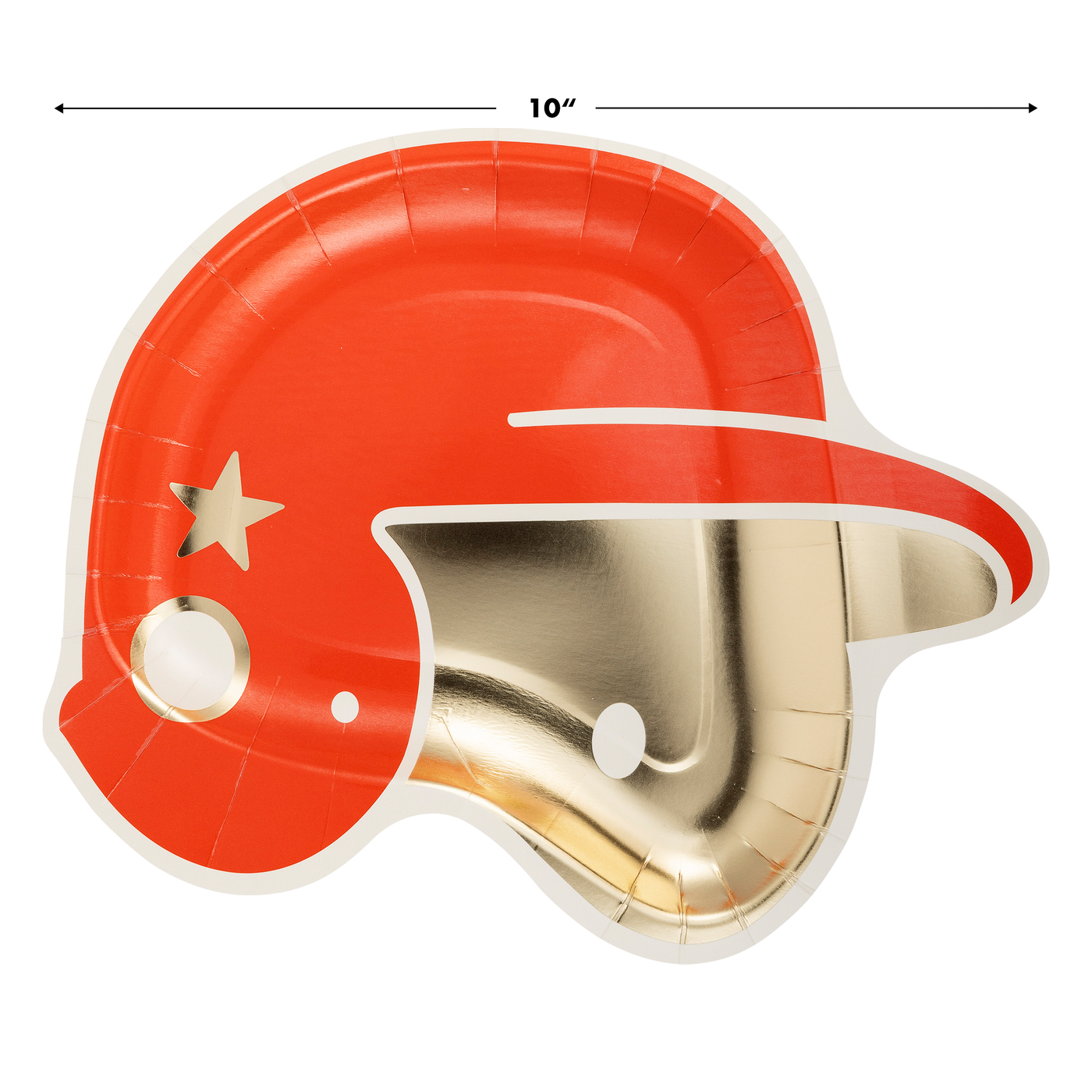 BAS1040 - Helmet Shaped Paper Plate