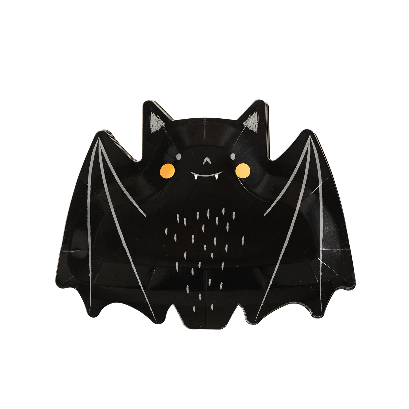 BAT1040 -  Freakin' Bats Bat Shaped Paper Plate