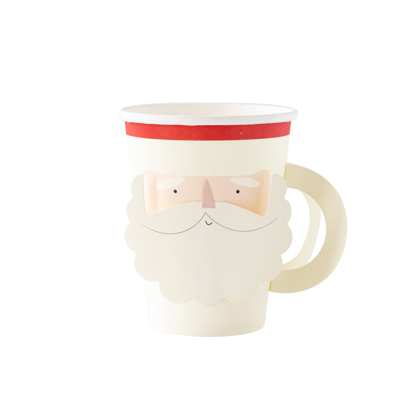 BEC1012 - Believe Santa Face With Handle Paper Party Cup