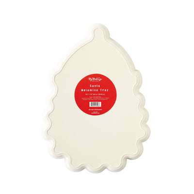 BEC1028 - Believe Santa Head Melamine Platter