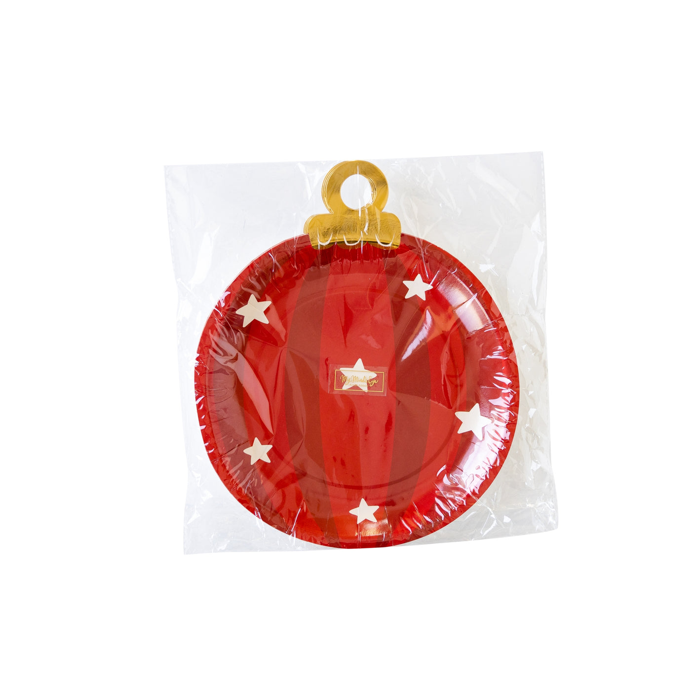 BEC1042 - Believe Ornament Shaped Paper Plate