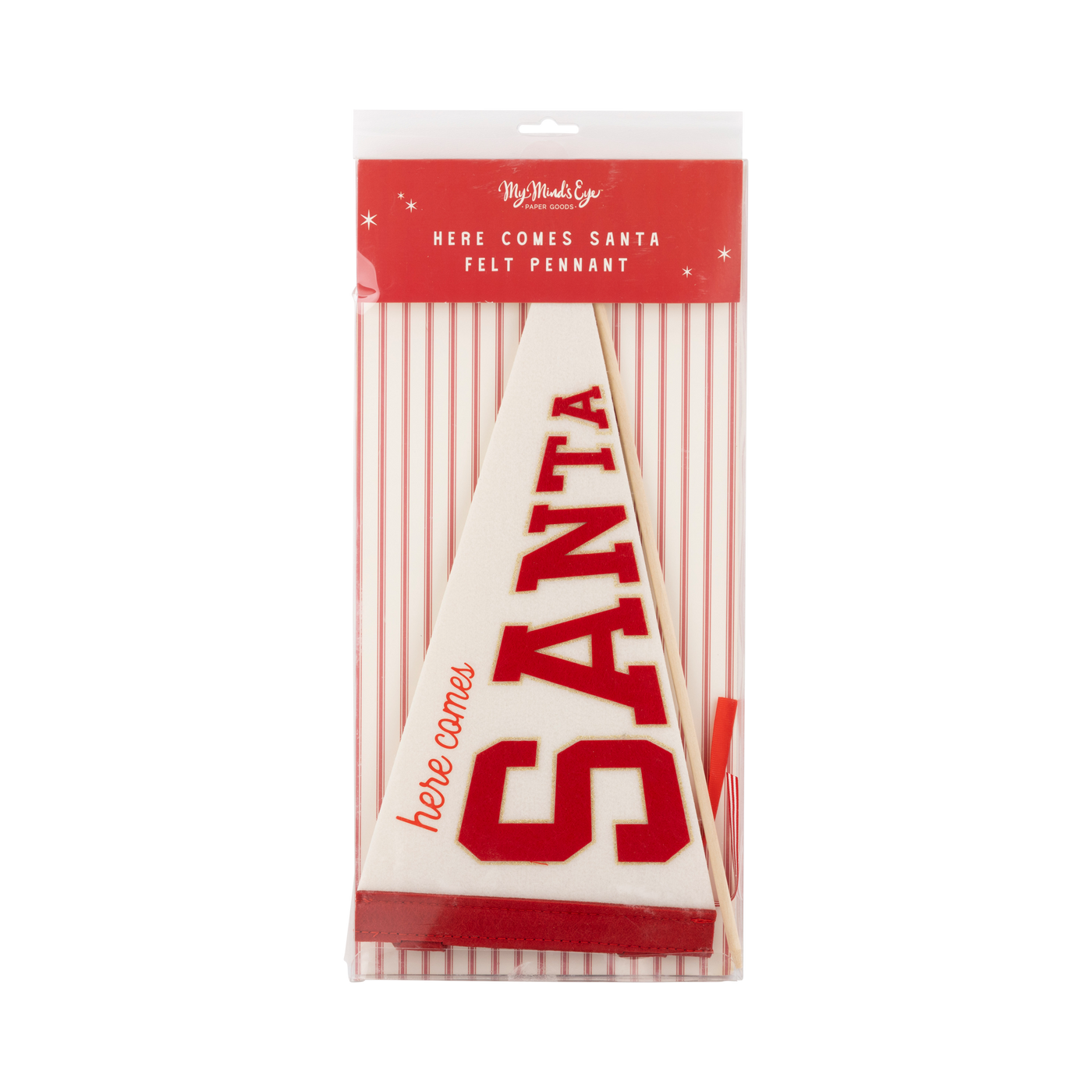 BEC1105 - Santa Felt Pennant Flag