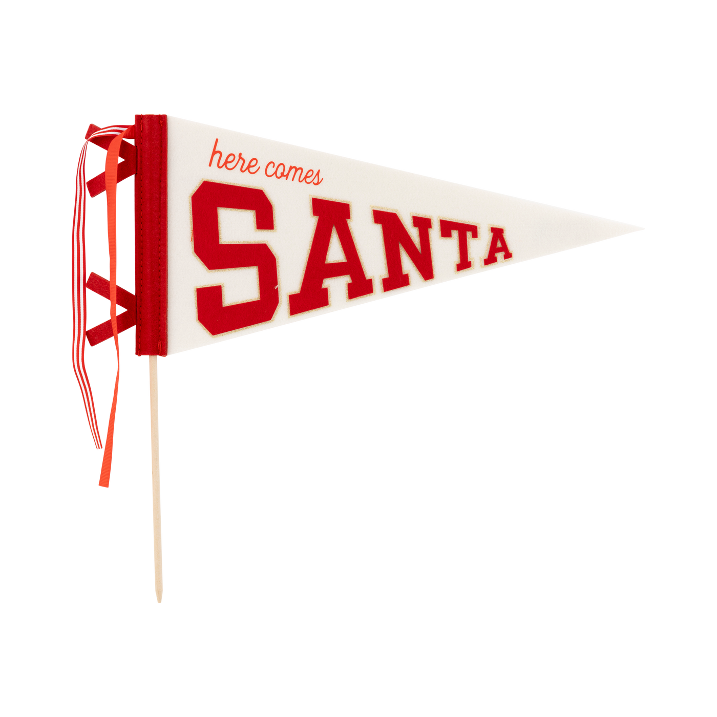 BEC1105 - Santa Felt Pennant Flag