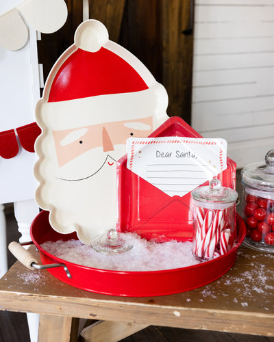 BEC1141 - Letter to Santa Shaped Paper Plates