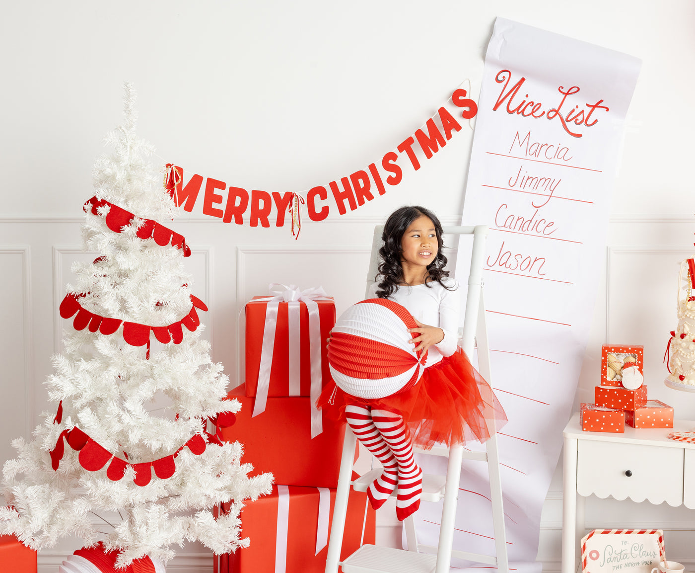 BEC1203 - Thick Felt Merry Christmas Banner