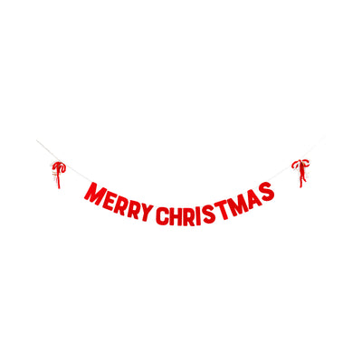 BEC1203 - Thick Felt Merry Christmas Banner