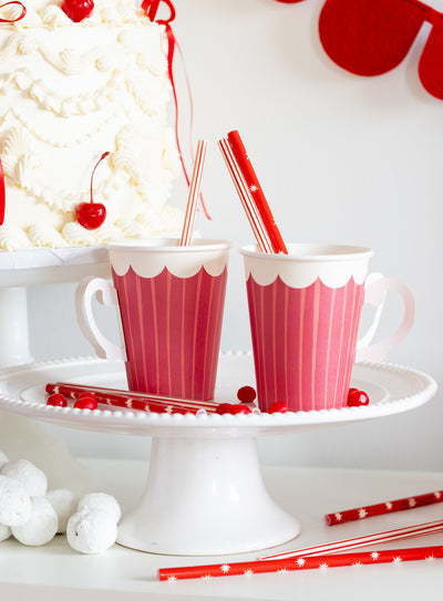 BEC1210 - Striped cup with handle