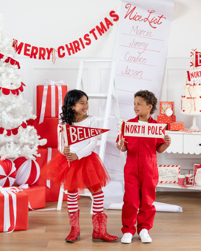 BEC1214 - Believe Felt Pennant Set