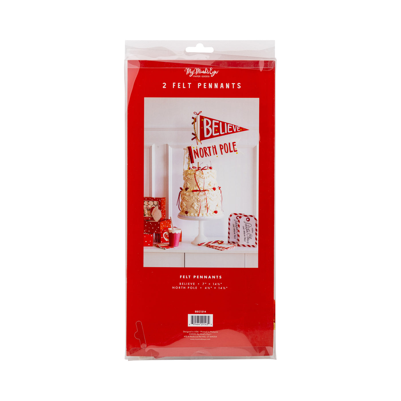 BEC1214 - Believe Felt Pennant Set