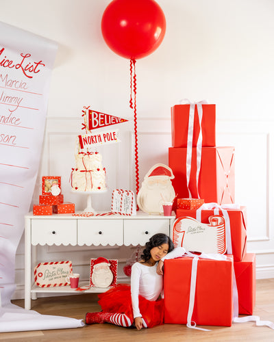 BEC1215 - Santa Scroll Placemat