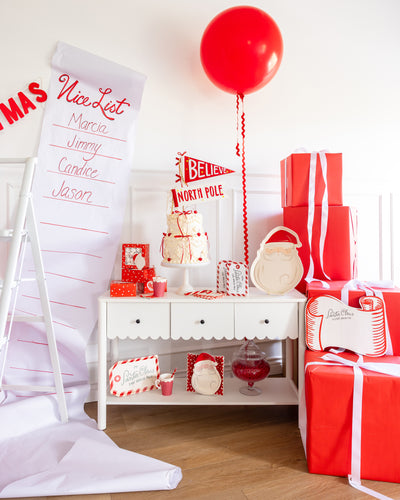 BEC1240 - Santa Head Paper Plate