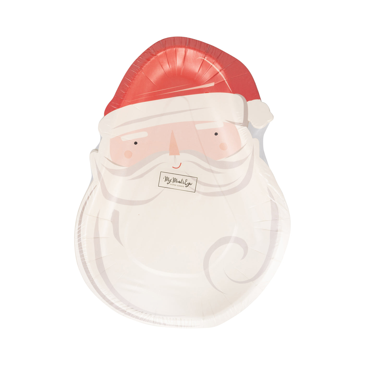 BEC1240 - Santa Head Paper Plate
