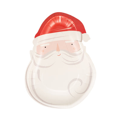 BEC1240 - Santa Head Paper Plate