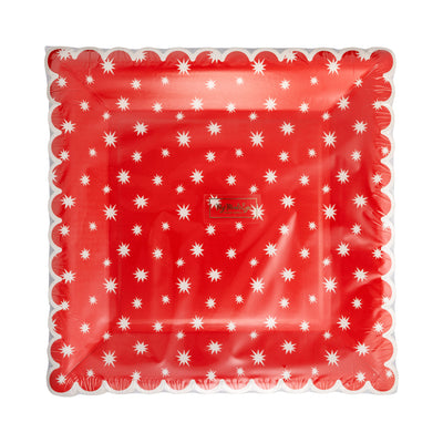 BEC1241 - Large Red Star Plate