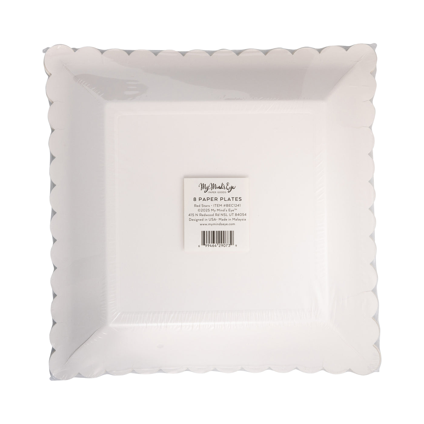 BEC1241 - Large Red Star Plate