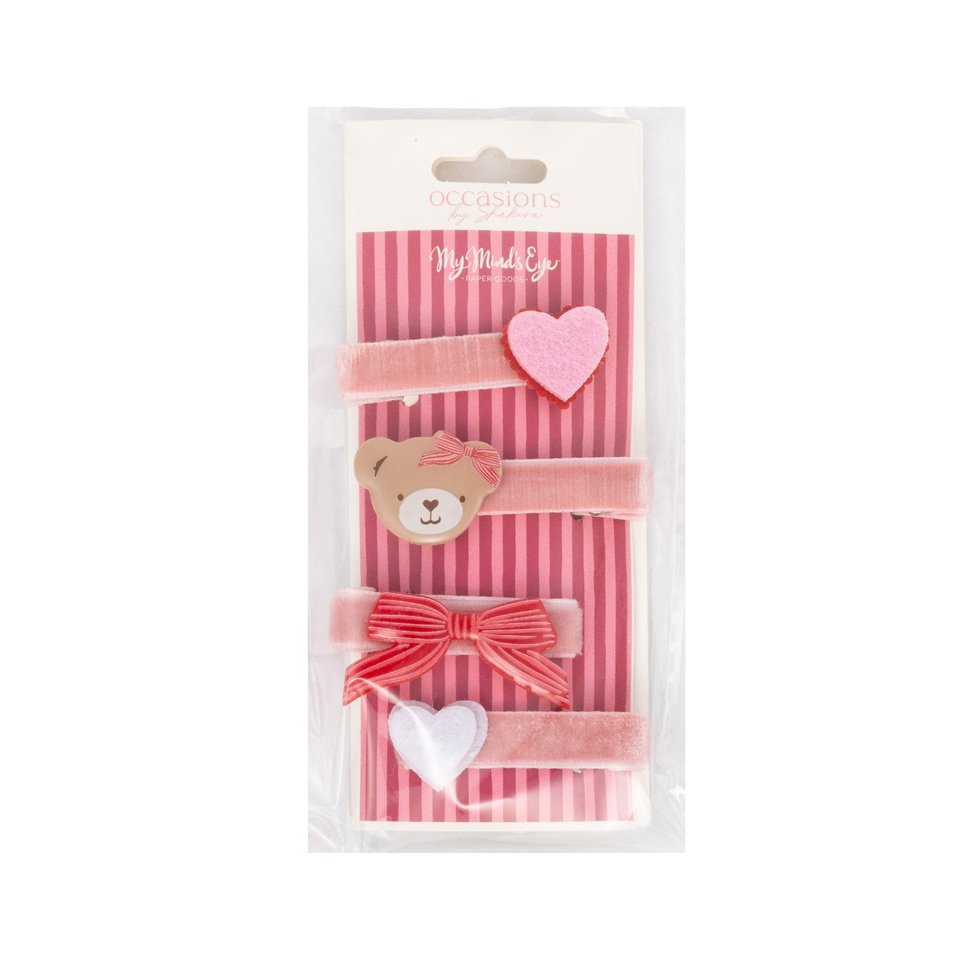 BER1206 - Occasions Beary Loved Hair Clips