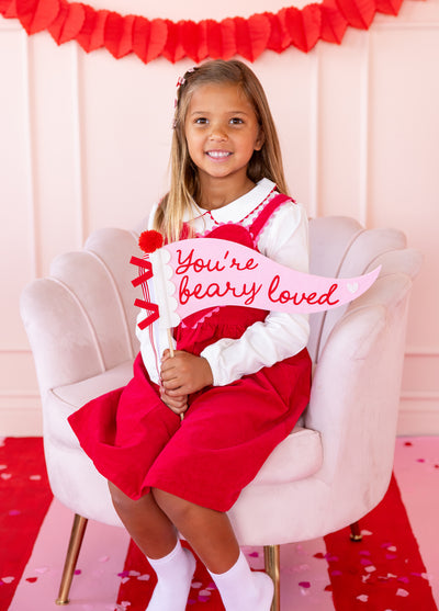 BER1215 - Occasions Beary Loved Felt Pennant