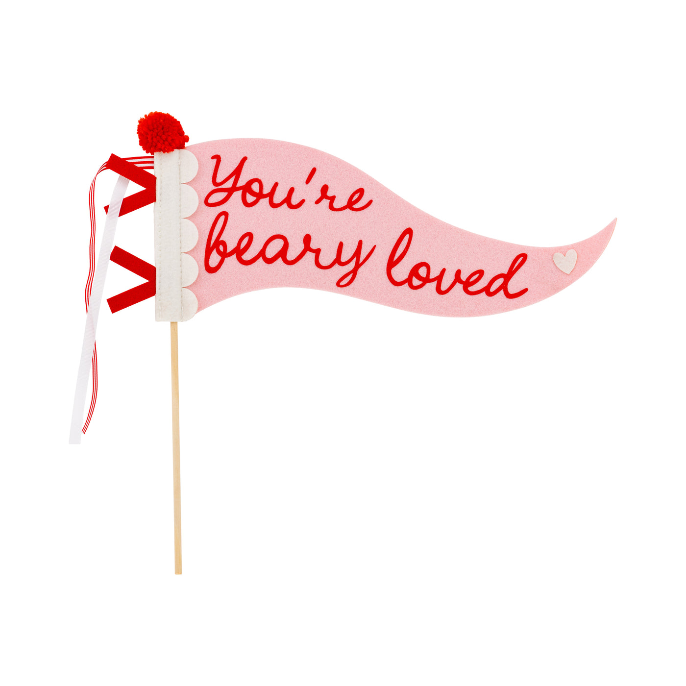 BER1215 - Occasions Beary Loved Felt Pennant