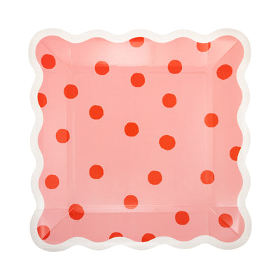 BER1241 - Occasions Beary Loved Stripe and Polka Plate Set