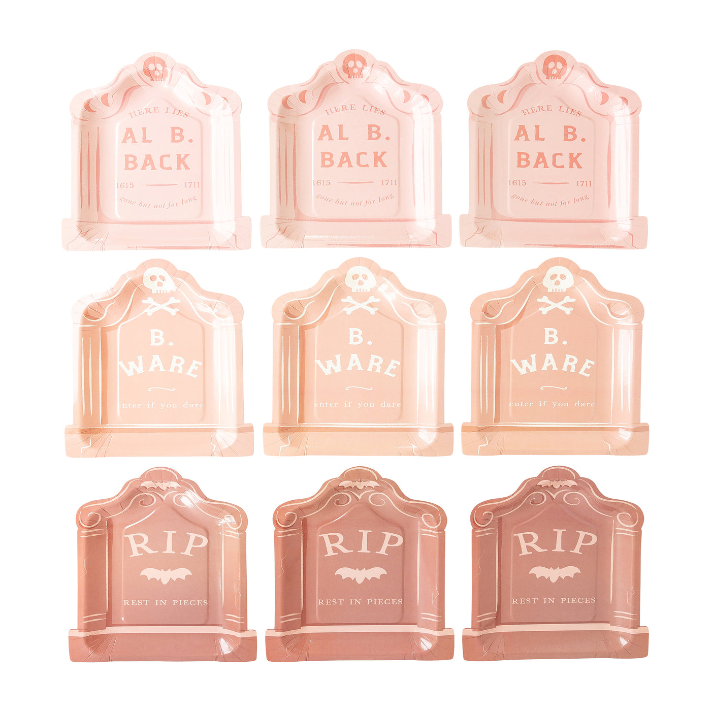 BOH1140 - Tombstone Plate Set