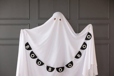 BOO1203 - Occasions Black Felt Bunting Banner