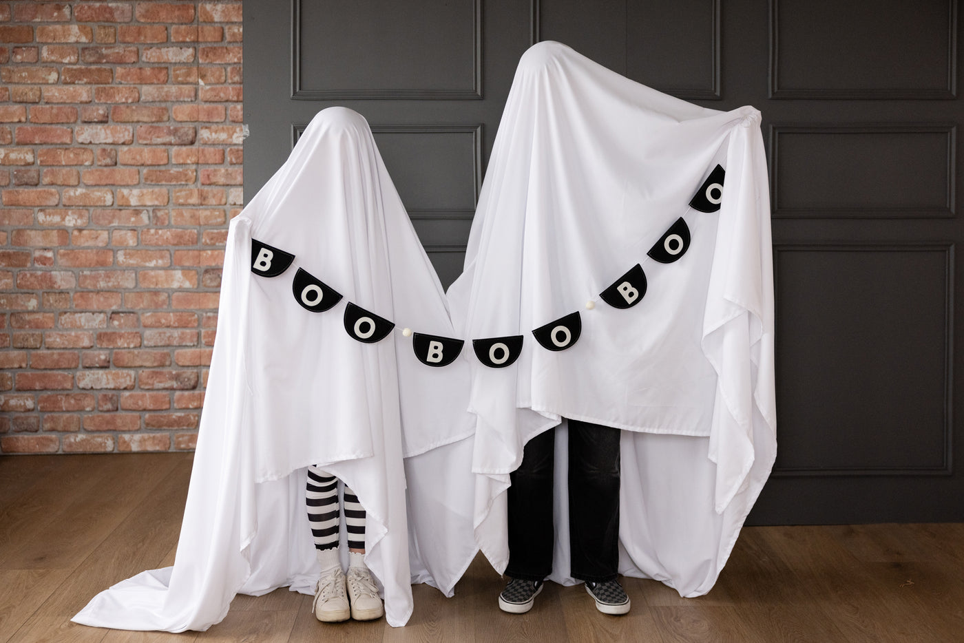 BOO1203 - Occasions Black Felt Bunting Banner