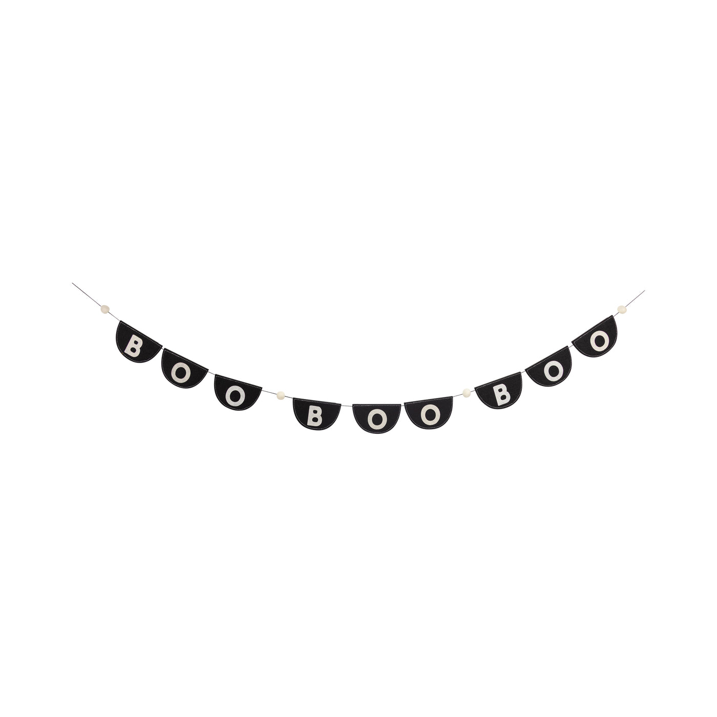 BOO1203 - Occasions Black Felt Bunting Banner